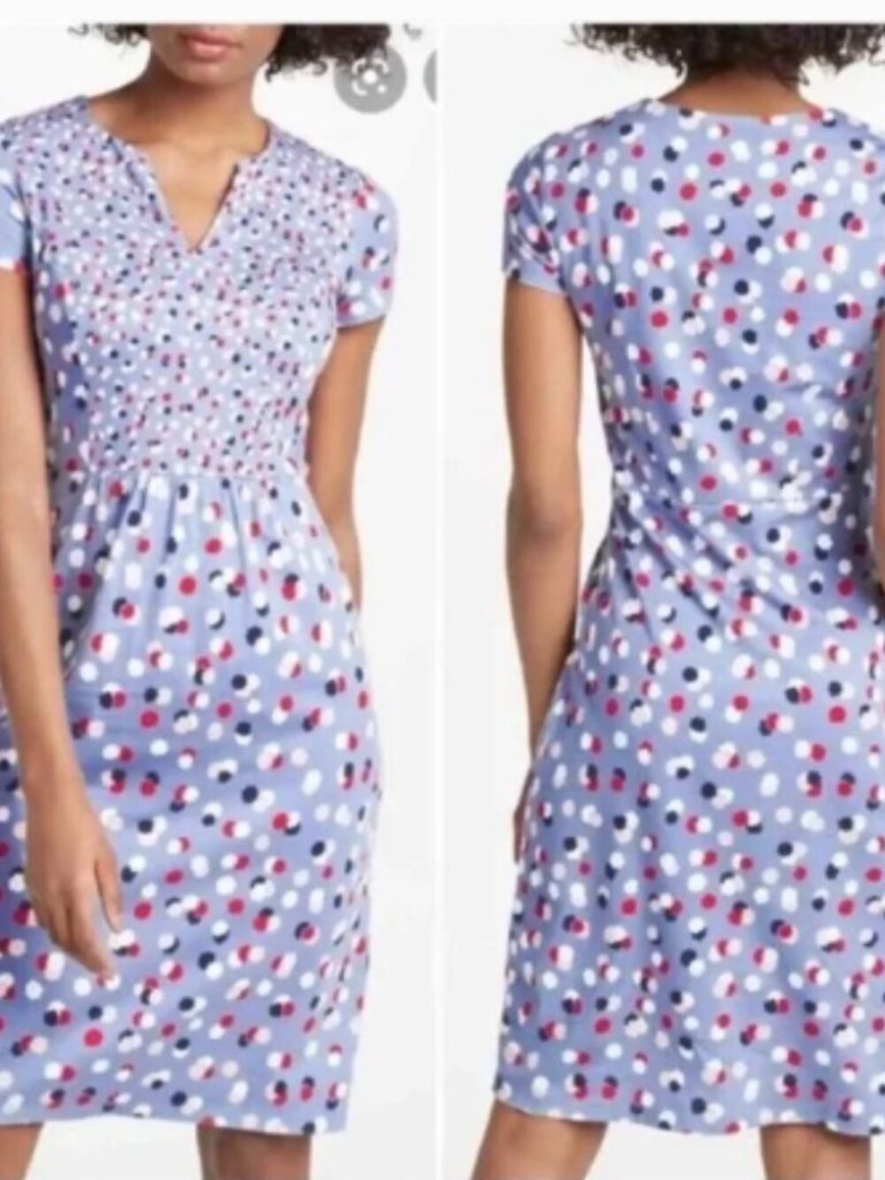 Boden Emory Jersey Dress | Periwinkle Blue | Women's 4R